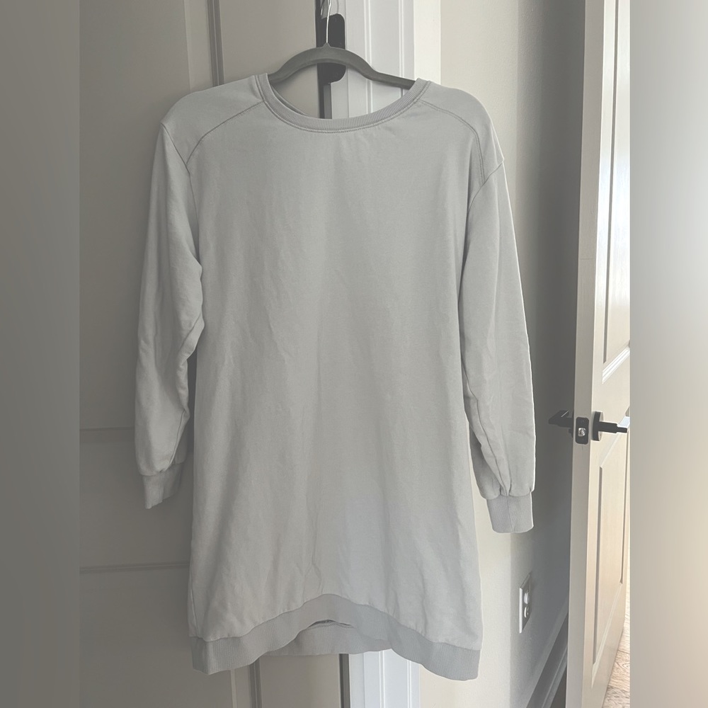 Pea in the Pod Maternity Sweater Dress | light grey